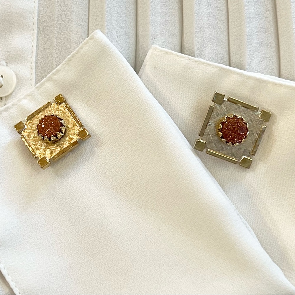 EUC-Josephine Chaus Petite-Long Sleeve Blouse/French Cuffs-8 (Petite) - Picture 11 of 11